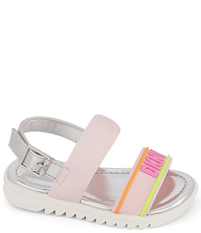 DKNY Girls' Josie Mold Logo Detail Sandals (Infant)