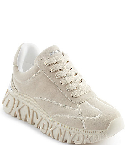 DKNY Laeoni Suede Platform Sneakers