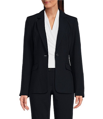 DKNY Long Sleeve 1-Button Blazer