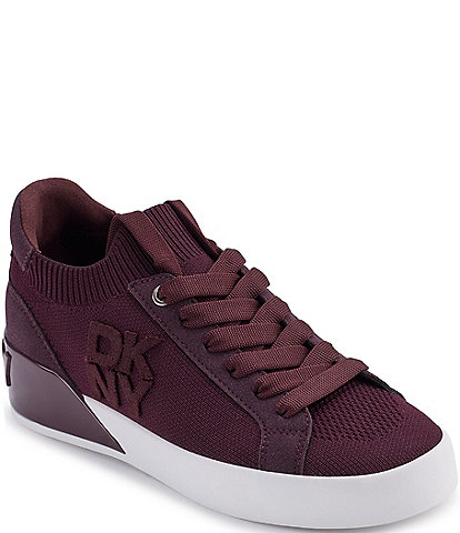 DKNY by Donna Karan Mallory Knit Lace-Up Sneakers