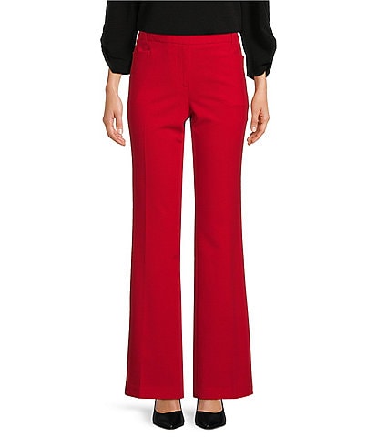 DKNY Coordinating Modern Fit Flat Front Straight Leg Pant