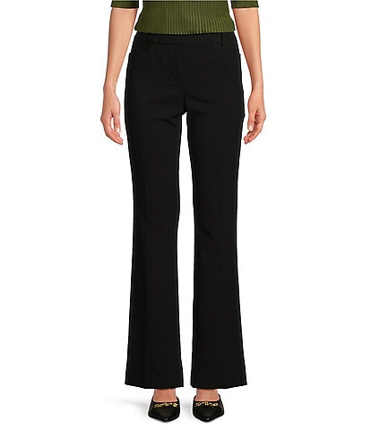 DKNY Coordinating Modern Fit Flat Front Straight Leg Pant