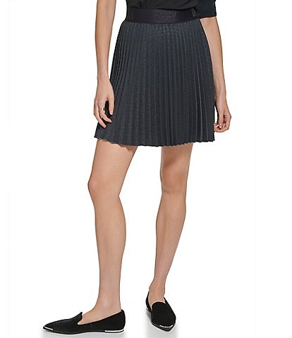 Pleated Mini Skirt