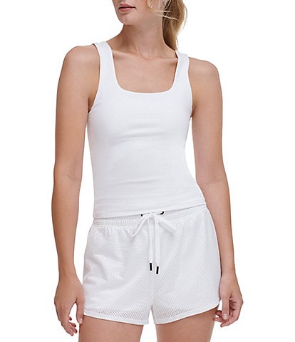 DKNY Sport Balance Compression Tank with Built in Bra