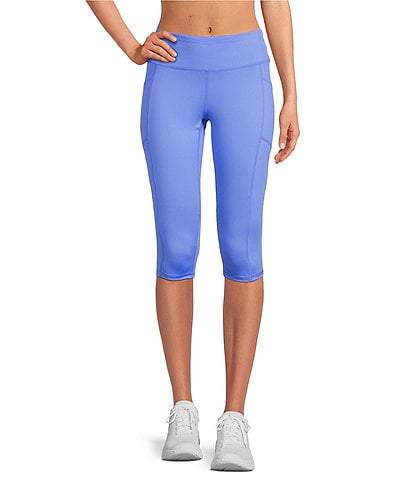 DKNY Sport by Donna Karan Balance Compression High Waist 16" Mini Capri Leggings