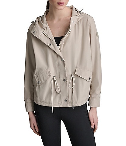 DKNY Sport by Donna Karan Drawcord Spectator Jacket