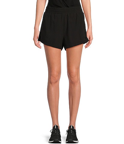 DKNY Sport Double Layer Runners Pocket Training Shorts