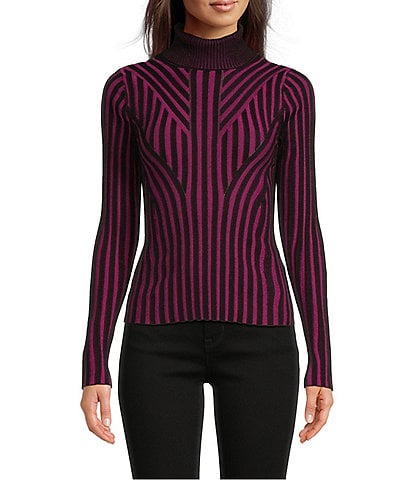 DKNY Turtleneck Long Sleeve Sweater