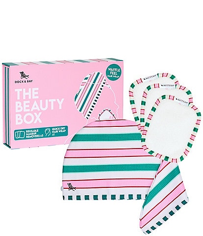 Dock & Bay The Beauty Box Waffle Texture Recycled Materials Gift Box