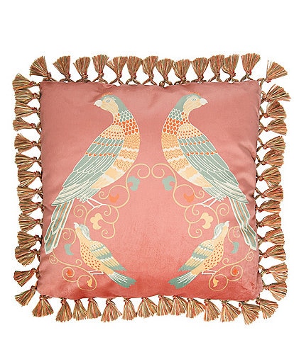 DockATot Quintessentially Morris Blackthorn Bird Tassel Pillow
