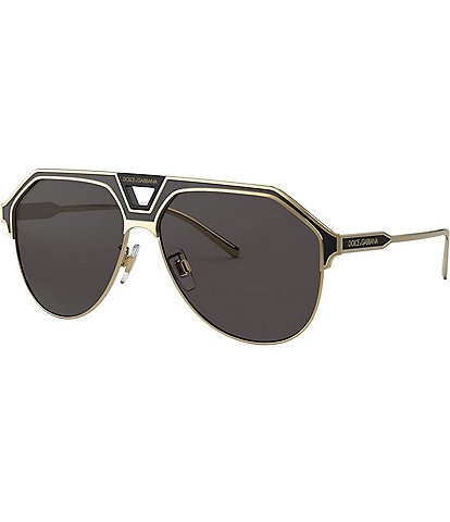 Dolce & Gabbana Men's Dg2257 60mm Pilot Sunglasses