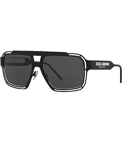 Dolce & Gabbana Men's Dg2270 57mm Pilot Sunglasses