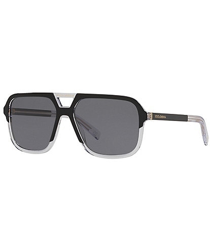 Dolce & Gabbana Men's Dg4354 58mm Polarized Square Sunglasses