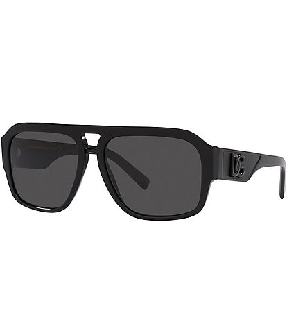 Dolce & Gabbana Men's Dg4403 58mm Pilot Sunglasses