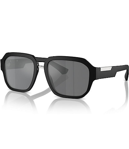 Dolce & Gabbana Men's DG4464 56mm Mirrored Pilot Sunglasses