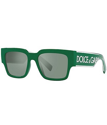 Dolce & Gabbana Men's Dg6184 52mm Square Sunglasses