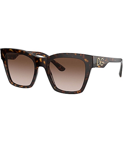 Dolce & Gabbana Women's Dg4384 53mm Tortoise Square Sunglasses