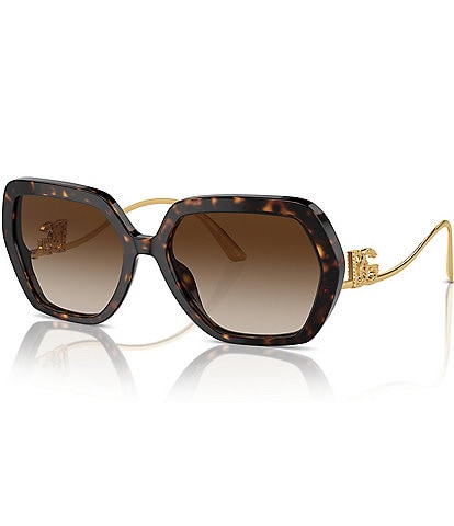 Dolce & Gabbana Women's DG4468B 58mm Havana Square Sunglasses