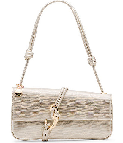 Dolce Vita Alice Metallic Baguette East West Shoulder Bag