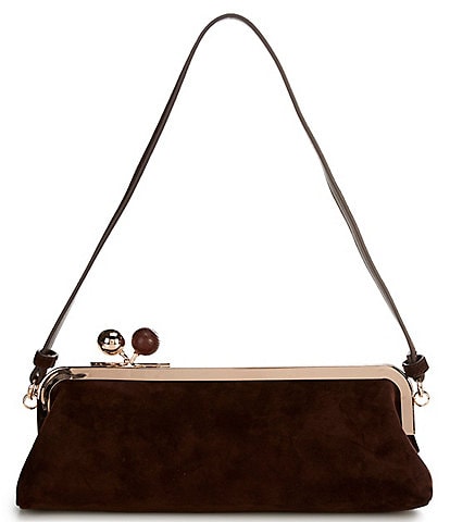 Dolce Vita Ambriaa Suede Kisslock Shoulder Bag