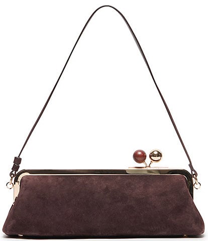 Dolce Vita Ambriaa Suede Kisslock Shoulder Bag