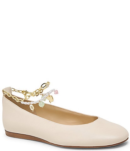 Dolce Vita Baiden Leather Anklet Ballet Flats