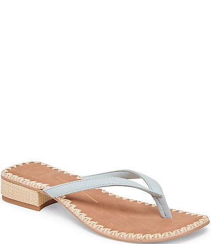 Dolce Vita Barty Leather Thong Sandals