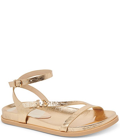 Dolce Vita Darlis Metallic Strappy Buckle Sandals