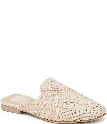 Dolce Vita Diya Macrame Detail Flat Mules