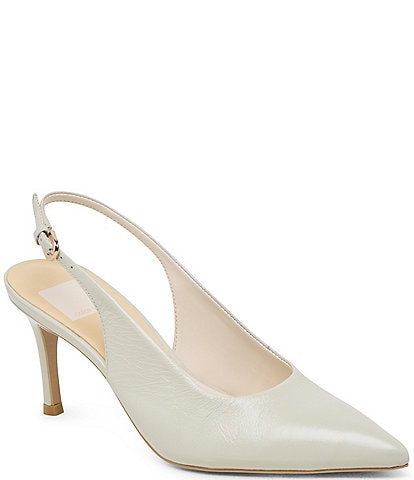 Dolce Vita Elasi Leather Slingback Pumps