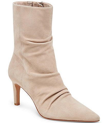 Dolce Vita Fernly Suede Rouched Booties