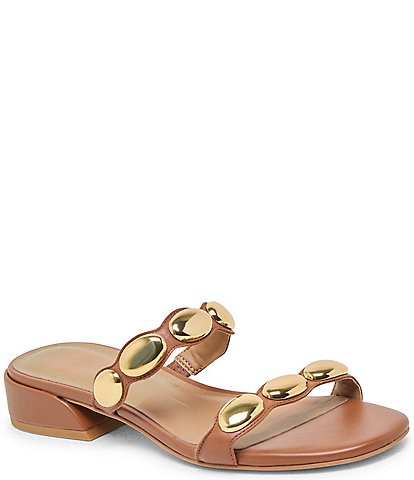Dolce Vita Fresco Leather Embellished Sandals