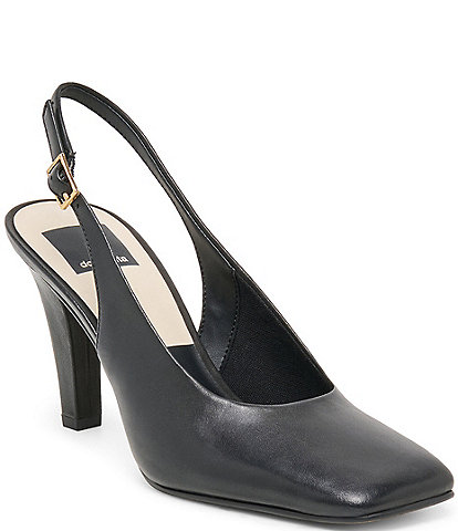 Dolce Vita Gessia Leather Slingback Pumps