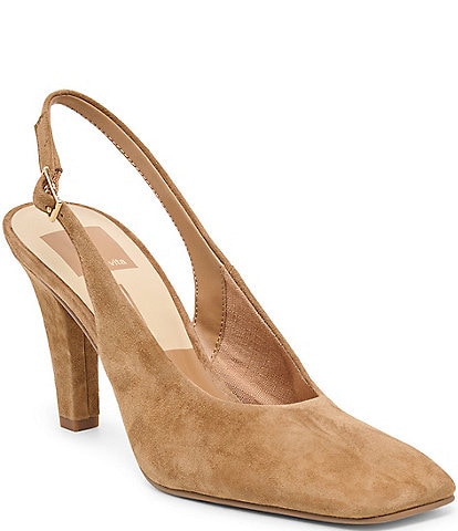 Dolce Vita Gessia Suede Slingback Pumps