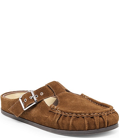Dolce Vita Jeanne Suede T-strap Loafer Clogs