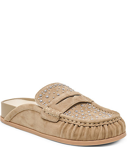 Dolce Vita Jodero Stud Suede Mule Loafers