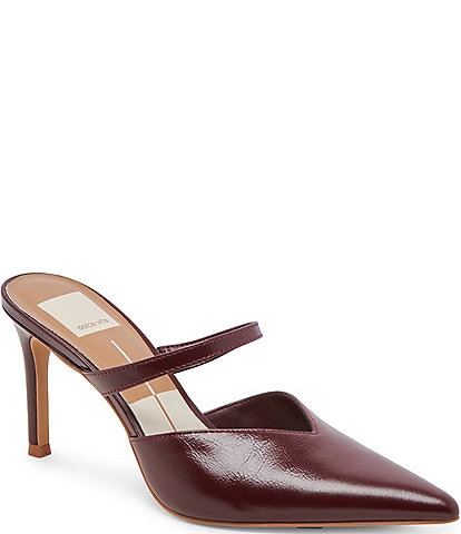 Dolce Vita Kanika Leather Pointed Toe Mules