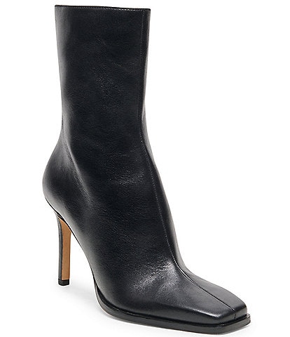 Dolce Vita Kimi Leather Stiletto Mid Calf Boots