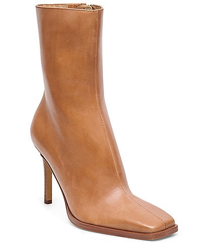 Dolce Vita Kimi Leather Stiletto Mid Calf Boots
