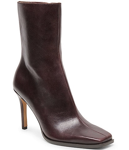 Dolce Vita Kimi Leather Stiletto Mid Calf Boots