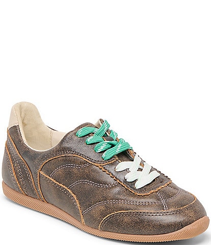 Dolce Vita Laini Leather Low Profile Retro Sneakers