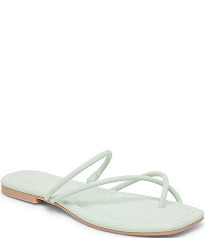 Dolce Vita Leanna Embossed Strappy Flat Sandals