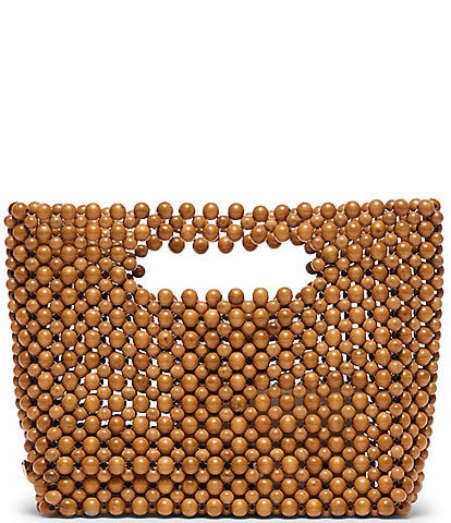 Dolce Vita Linzy Wooden Bead Clutch