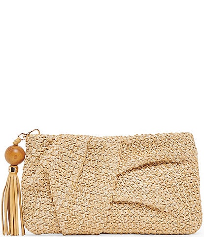 Dolce Vita Lorena Raffia Clutch
