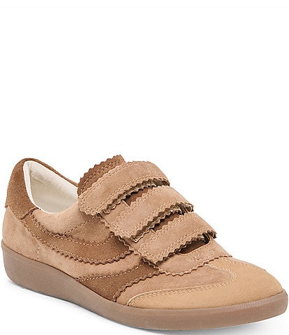 Dolce Vita Merit Hook-and-Loop Suede Color Block Sneakers