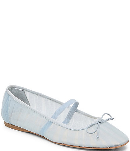 Dolce Vita Raeven Tulle Mary Jane Bow Ballet Flats
