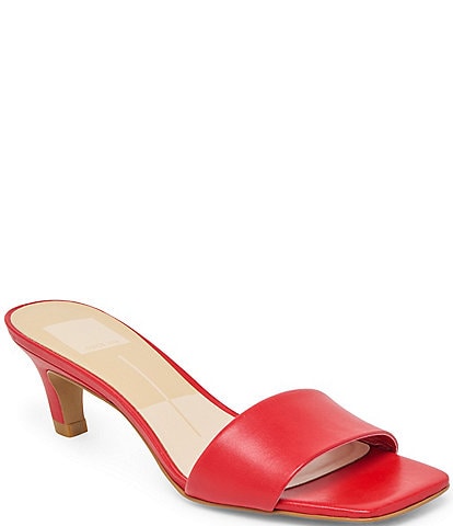 Dolce Vita Rexa Leather Slip-On Dress Sandals