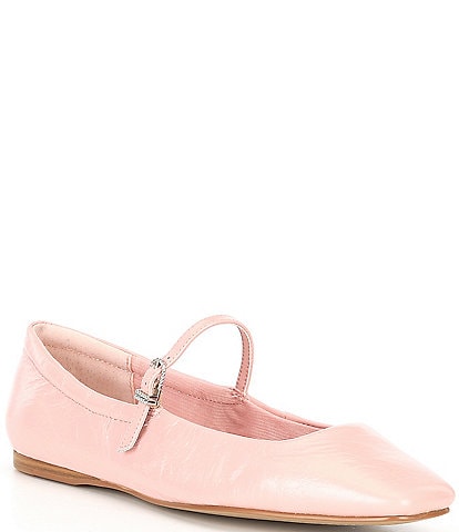 Dolce Vita Reyes Crinkle Patent Leather Mary Jane Ballet Flats