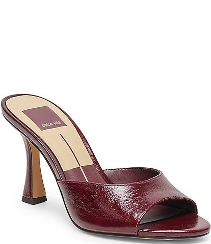 Dolce Vita Rosha Leather Dress Slide Sandals