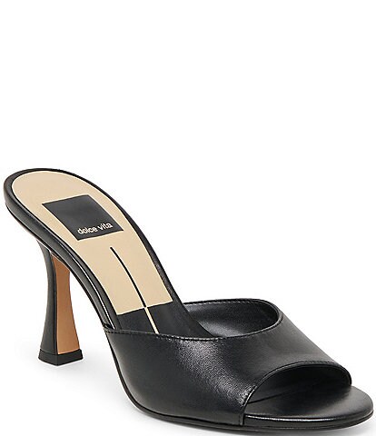 Dolce Vita Rosha Leather Dress Slide Sandals